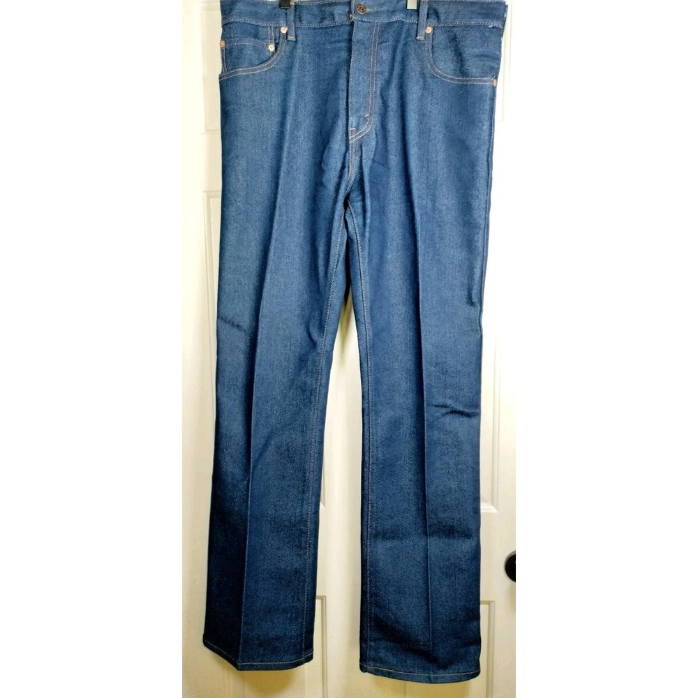 Levi's 517 Boot Cut Jeans Men's 36x34 Blue Cotton Blend Denim Western Pants